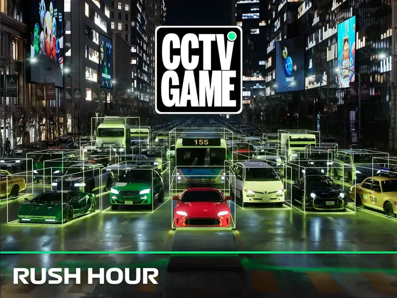 CCTV Rush Hour game poster, 155.io live prediction game